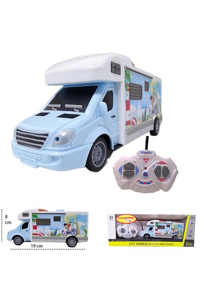 Salamandra Autorulota de Jucarie din Plastic cu Telecomanda cu Functii Complete SALAMANDRA KIDS®, Alb/Albastru