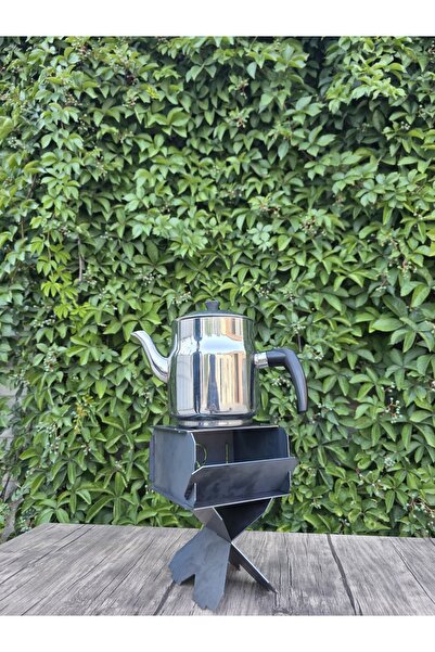 Canka Metal Glod Kamp Mangalı | Demonte, Şık ve Kompakt Tasarım + Fermuarlı T...