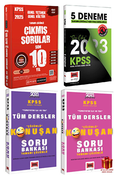 Pegem Akademi Yayıncılık 2025 Pegem GYGK Çıkmış Sorular Son 10 Yıl+Panem GYGK...