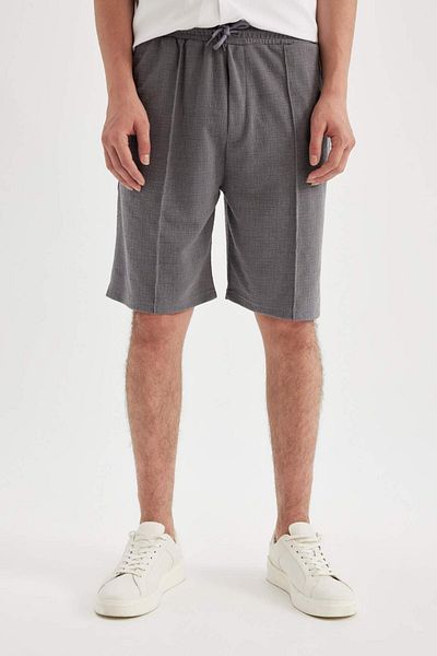 DeFacto Comfortable Cut Combed Bermuda Shorts - D4760AX24HS