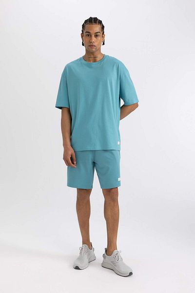 DeFacto Slim Fit εμπριμέ σορτς με τσέπες A1625ax24sm