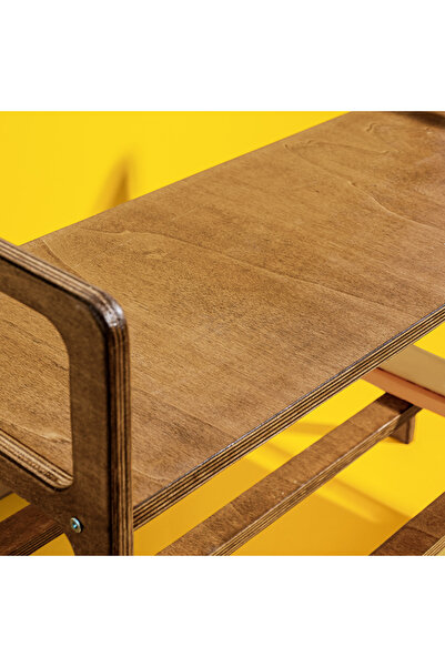 Hardalart Ahşap Raf ve Ayakkabılık - Çok Amaçlı Kullanım