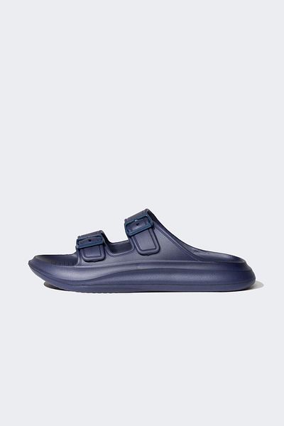 DeFacto Herren-Slipper aus Eva D4280AX24HS – flache Sohle, doppelt gerippt