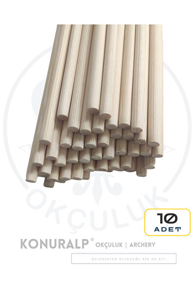 KONURALP OKÇULUK Geleneksel Ahşap Ok Şaftı (Çam, 5/16-8mm)