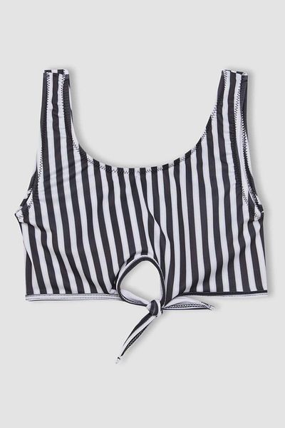 DeFacto Set bikini fetiță cu dungi - C0374A824SM