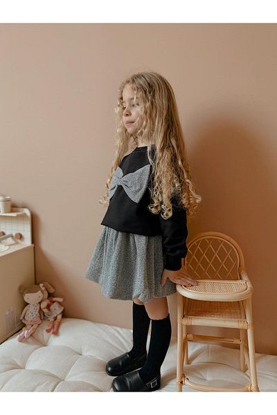 My Kids Wear Bow Detailed Suit