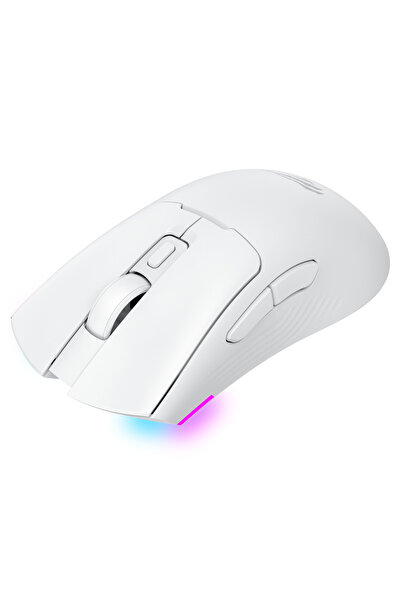 Havit Gamenote MS966SE Kablosuz Gaming Mouse - Beyaz – 3 Mod Bağlantı, 10000 DPI, RGB, BT V5.2