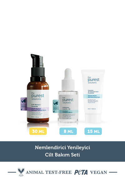 The Purest Solutions Nemlendirici Yenileyici Cilt Bakım Seti