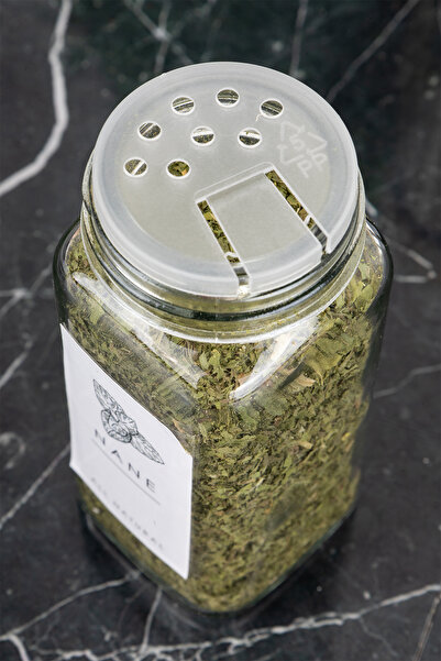 DNS HOME Set of 12 Bamboo Lid Square Glass Spice Jars Spice Rack with Rotating Stand Label Gift