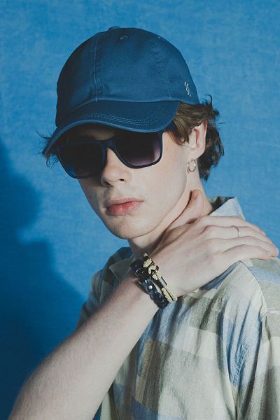 Nordbron Unisex Star Blue 100% Cotton Plain Model Breathable Fabric Cap Hat with Sweatband Comfortable Hagen