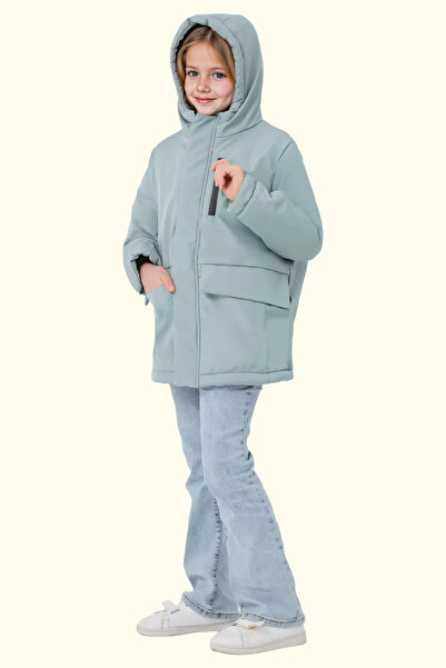 freemen Спортивний одяг - Дівчата, шуба з хутром, 3 кишені, пальто та парка