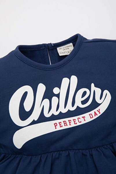 DeFacto Kislány nyomott rövid ujjú izzadságos ruha C7154A524SM