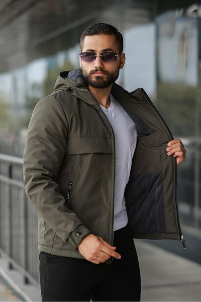 DOXGER WINTER SEYYAR HOODED MEN'S COAT