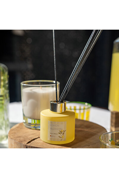 Evidea Deco Lime Cello Çubuklu Oda Kokusu - Sarı - 100 ml