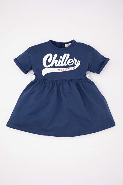 DeFacto Kislány nyomott rövid ujjú izzadságos ruha C7154A524SM