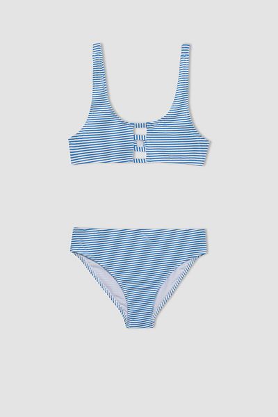 DeFacto Set bikini fetiță cu dungi - C1405A824SM