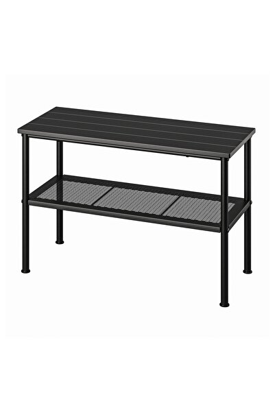 IKEA ayakkabılık, siyah, 79x35x52 cm