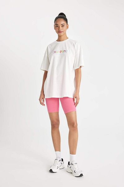 DeFacto Defactofit Biker Waist Hugging Sports Leggings B9544Ax24Sm