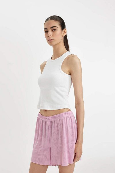 DeFacto Regular Fit Rib Tank-Fall in Love A8963Ax24Hs