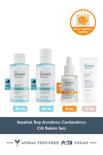 The Purest Solutions Set de îngrijire a pielii purificator și revitalizant pe...