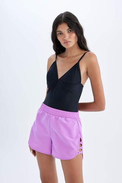 DeFacto Regular Fit Deniz Şortu-Fall in Love B7210AX24SM