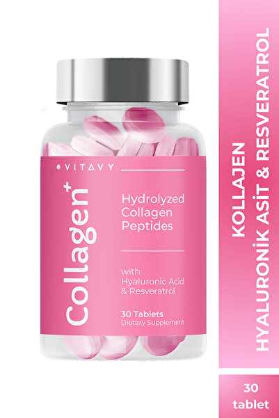 Vitavy Collagen & Hyaluronic Acid & Resveratrol (1x30 Tablet)
