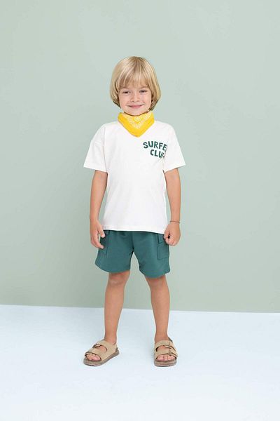 DeFacto Pocketed Shorts for Baby Boy - C9195A524SM