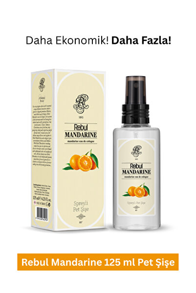 Rebul 125 ml Mandarine Spreyli Plastik Şişe