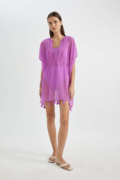 DeFacto Kimono din șifon negru-Fall in Love Z9958AZ24SM