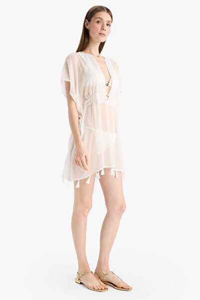 DeFacto Siyah Şifon Kimono-Fall in Love Z9958AZ24SM