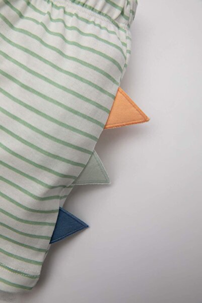 DeFacto Erkek Bebek Çizgili Ribana Şort C8327A524HS