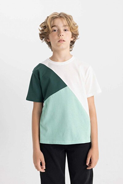 DeFacto Boy - Crew Neck Short Sleeve T-Shirt C4900A824HS