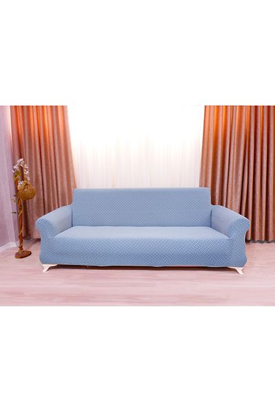 elgeyar 3-Person Flexible Wicker Patterned Lycra Sofa - Sofa and Sofa Bed Cover