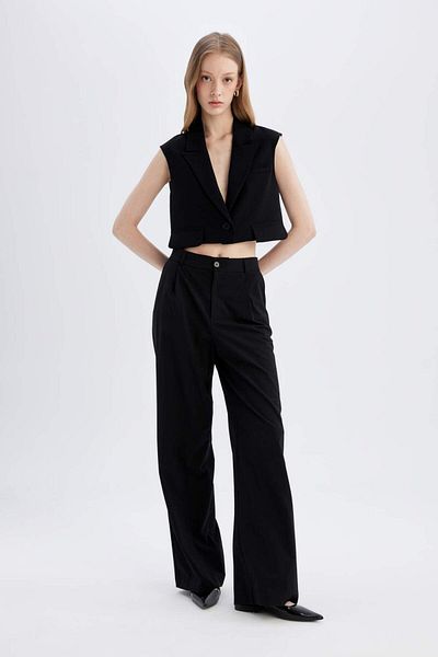 DeFacto Model Crop Blazer vesta D1199AX24SM