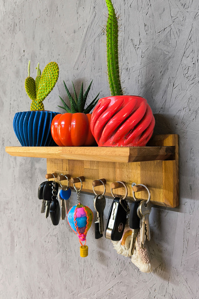 htd wood Anahtar Askılığı