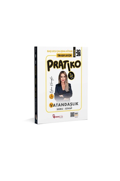 Hoca Kafası Yayınları 2026 KPSS Pratiko / Vatandaşlık/ Soru - Cevap