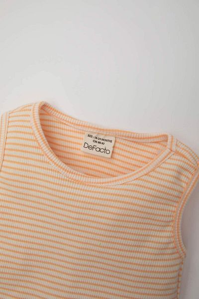 DeFacto Tricou cu dungi pentru fetiță - C8624A524SM
