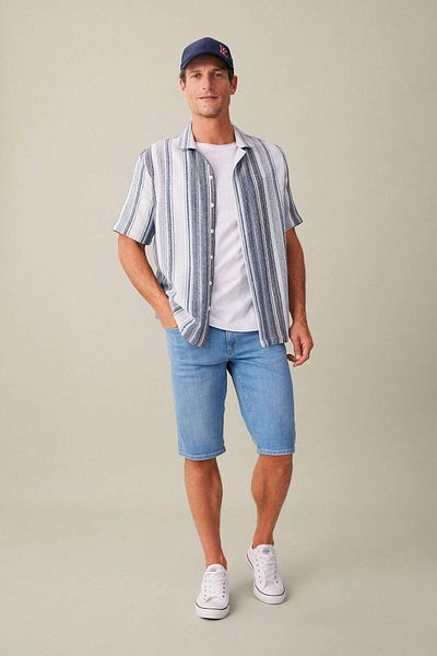 DeFacto Slim Fit Slim Fit Jean Shorts Bermuda C2692Ax24Sm