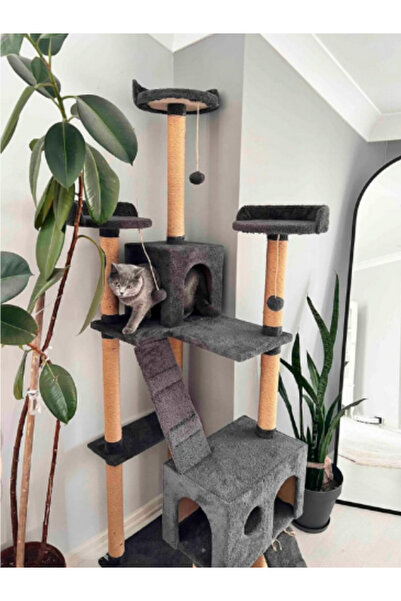Nursoft Cat City Yeni Rezidans Kedi Oyun Evi Ve Tırmalama