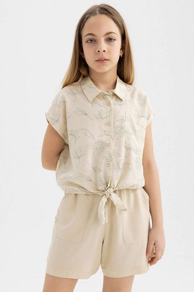 DeFacto Viscose Girl's Shorts - B5050A824HS