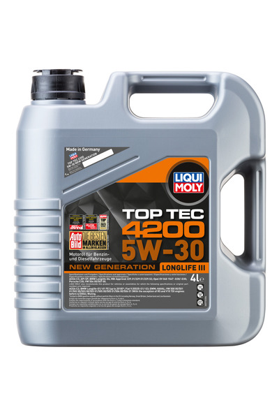 Liqui Moly LİQUI MOLY 5W30 TOP TEC 4200 -Tam Sentetik Motor Yağı 4LT