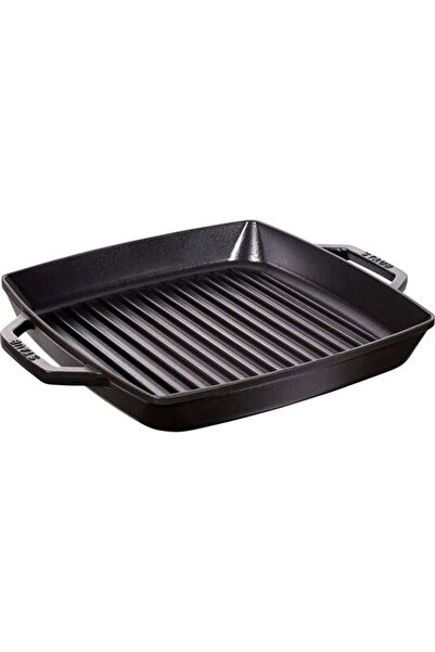 STAUB La Cocotte Cast Iron Grill Pan 28 X 28 cm Graphite Gray