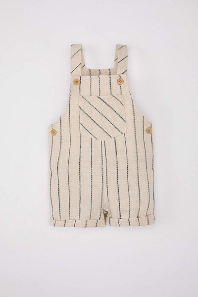 DeFacto Striped Jumpsuit for Baby Boy - C5244A524SM