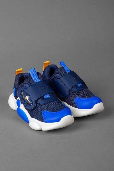 Vicco Gum Lighted Navy Blue Lightweight Sports Shoes for Baby Boy and Child