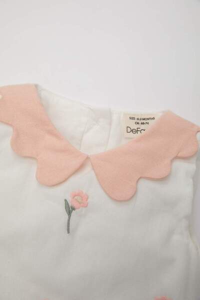 DeFacto Дівчача 2-х предметна сукня з вишивкою, безрукавка, бавовняні трусики C5097A524SM