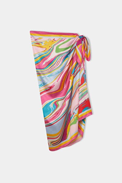 DeFacto Kadın Renkli Uzun Pareo C6075AX24SM