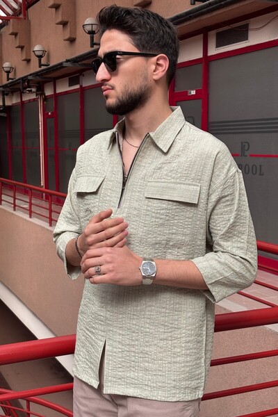 inpool Men's Half Metal Zipper Oversize G12 Geb.Googleapis.Com