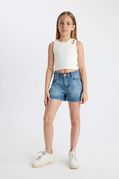 DeFacto Girl's Jean Shorts B5037A824SM