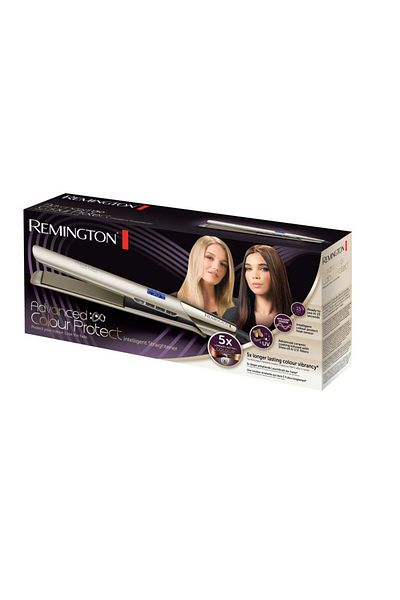 Remington Placa de Indreptat Parul Remington Color Protect S8605 Senzor Inteligent Invelis Ceramic cu Shea si