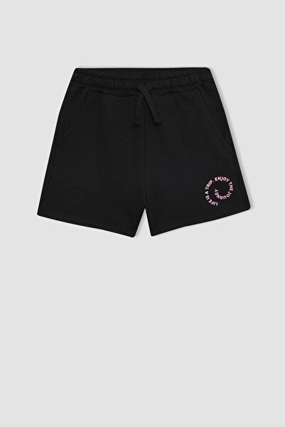 DeFacto Girl's Printed 2-Piece Shorts Z8049A624Sm